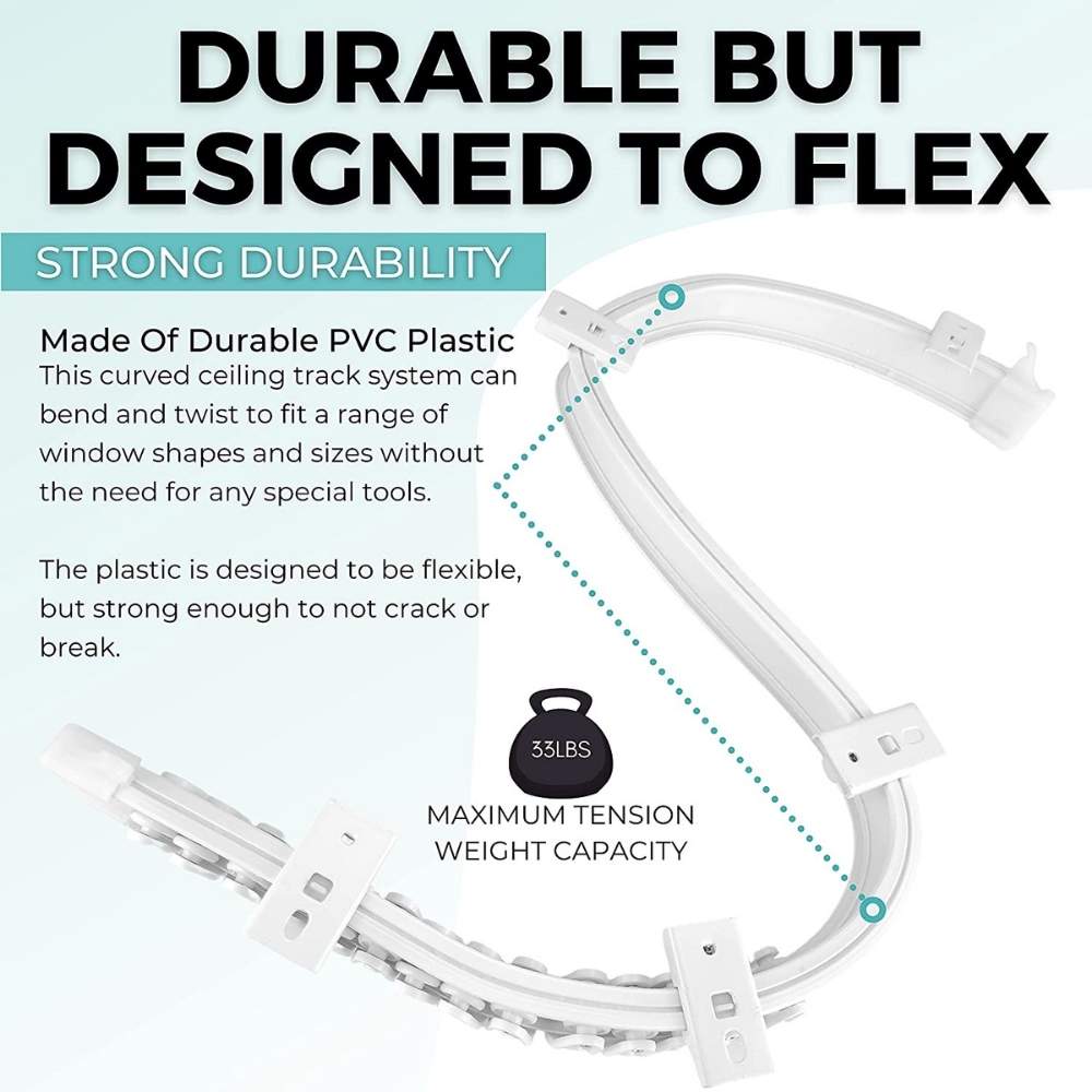 Bendable Curtain Track Ceiling Mount: image 5