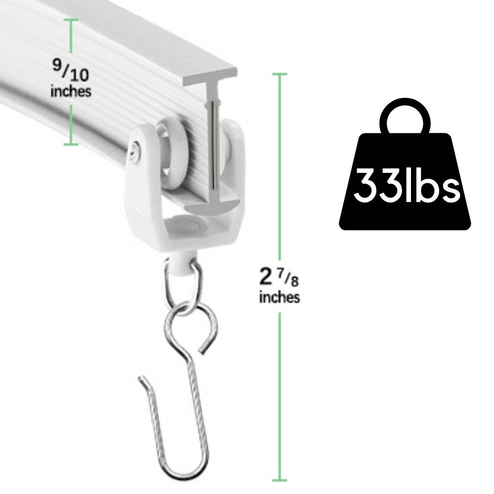 Bendable Curtain Track Ceiling Mount: image 7