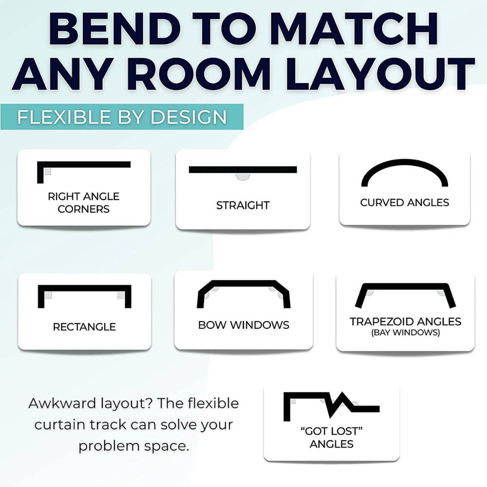 Curved Curtain Track: image 4